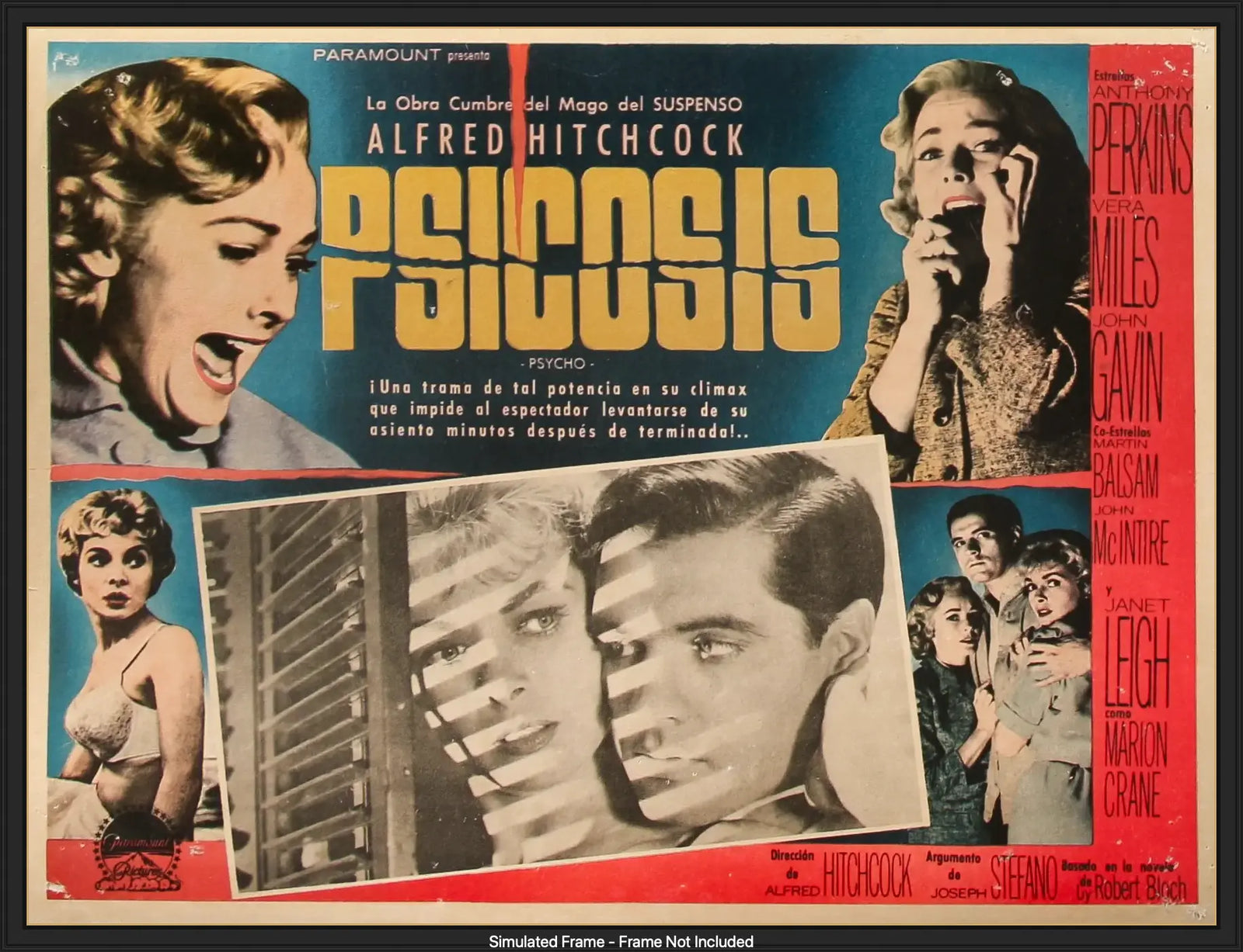Psycho (1960) original movie poster for sale at Original Film Art - Vintage Movie Posters