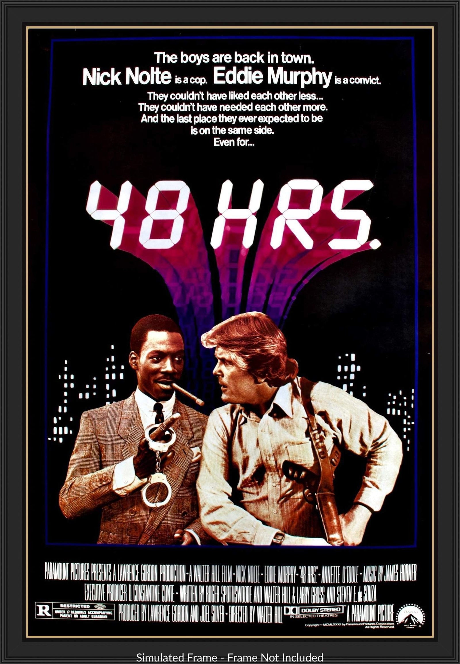 48 Hrs. (1982) original movie poster for sale at Original Film Art - Vintage Movie Posters