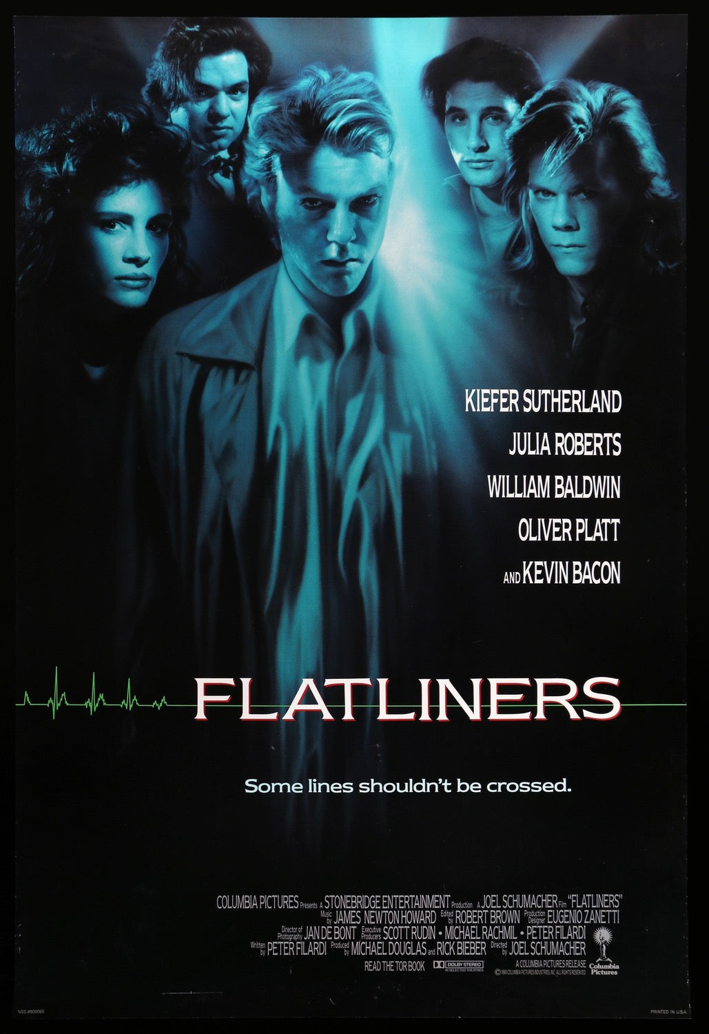 Flatliners (1990) original movie poster for sale at Original Film Art - Vintage Movie Posters