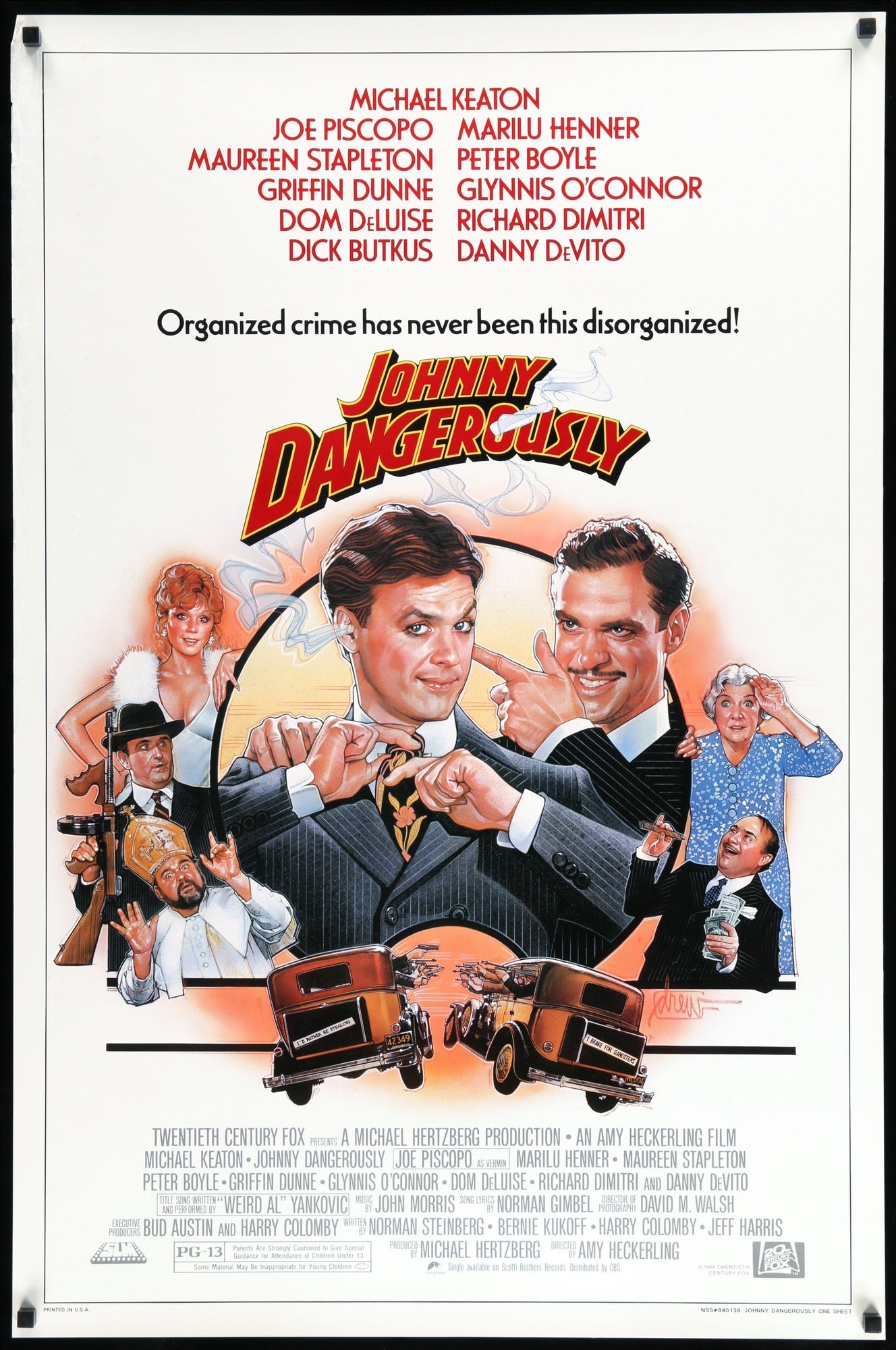 Johnny Dangerously (1984) original movie poster for sale at Original Film Art - Vintage Movie Posters