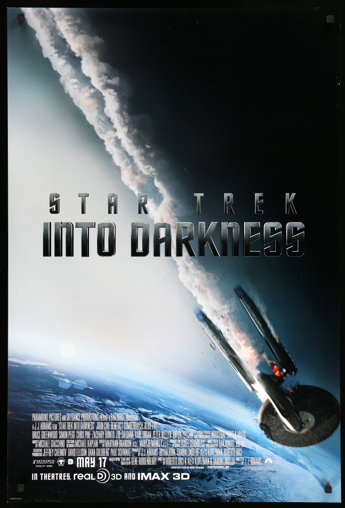 Star Trek Into Darkness (2013) original movie poster for sale at Original Film Art - Vintage Movie Posters