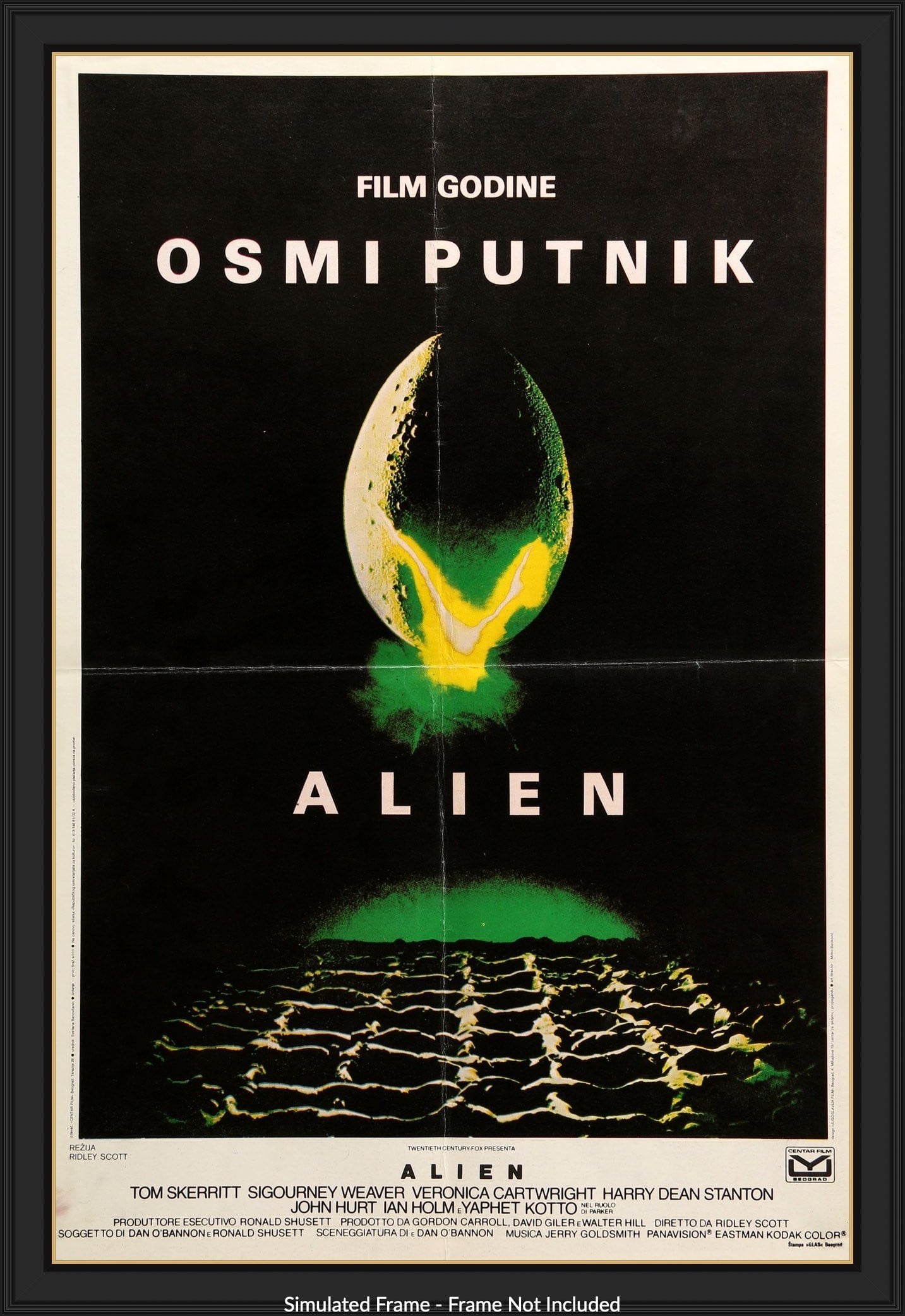 Alien (1979) original movie poster for sale at Original Film Art - Vintage Movie Posters