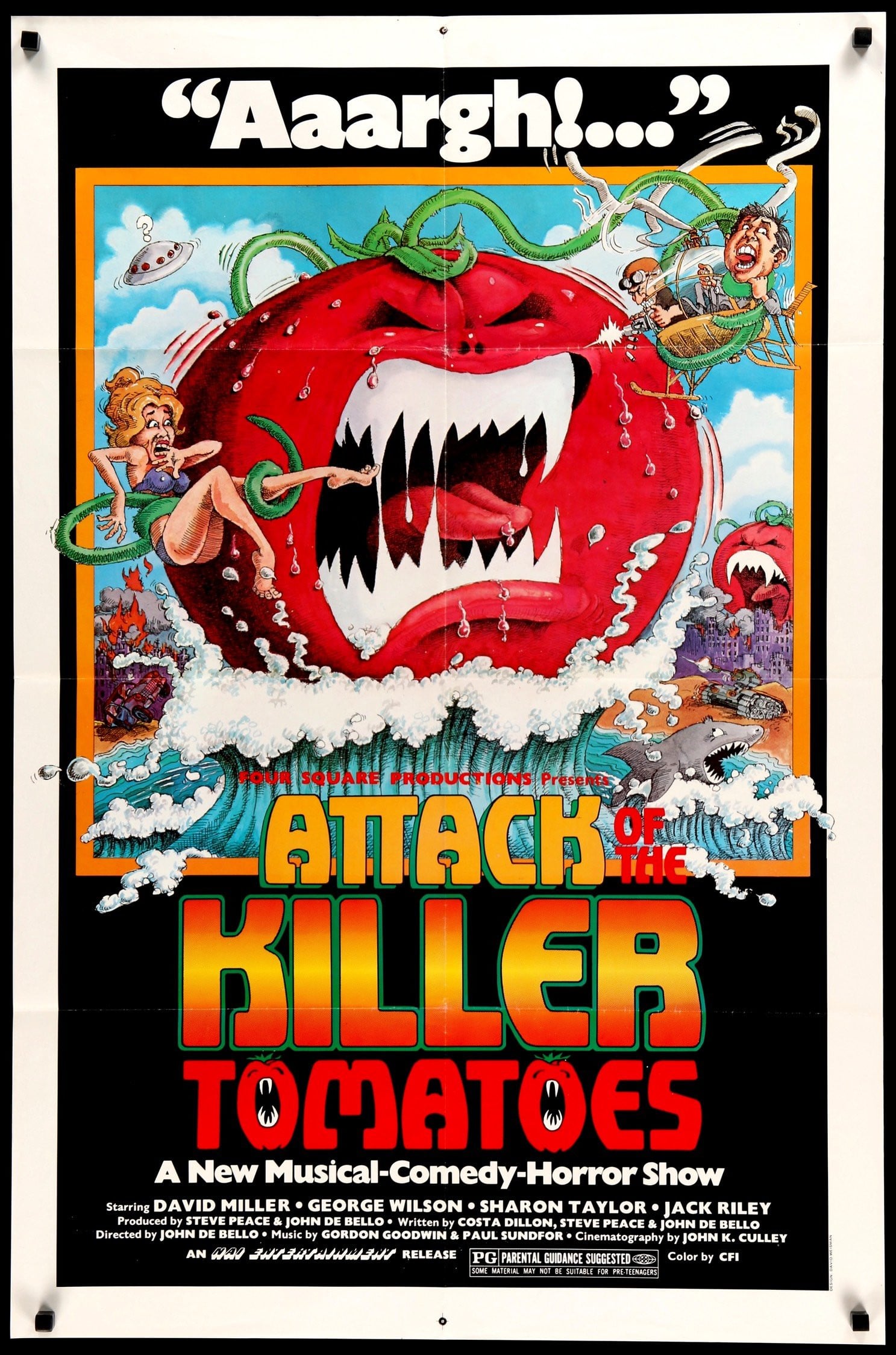 Attack of the Killer Tomatoes (1978) original movie poster for sale at Original Film Art - Vintage Movie Posters