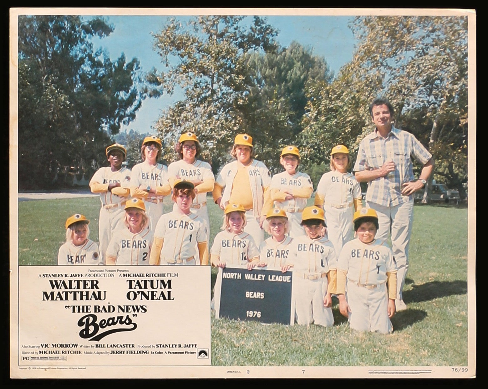 Bad News Bears (1976) original movie poster for sale at Original Film Art - Vintage Movie Posters
