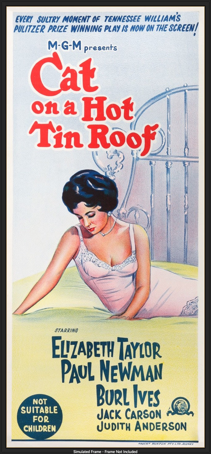 Cat on a Hot Tin Roof (1958) original movie poster for sale at Original Film Art - Vintage Movie Posters