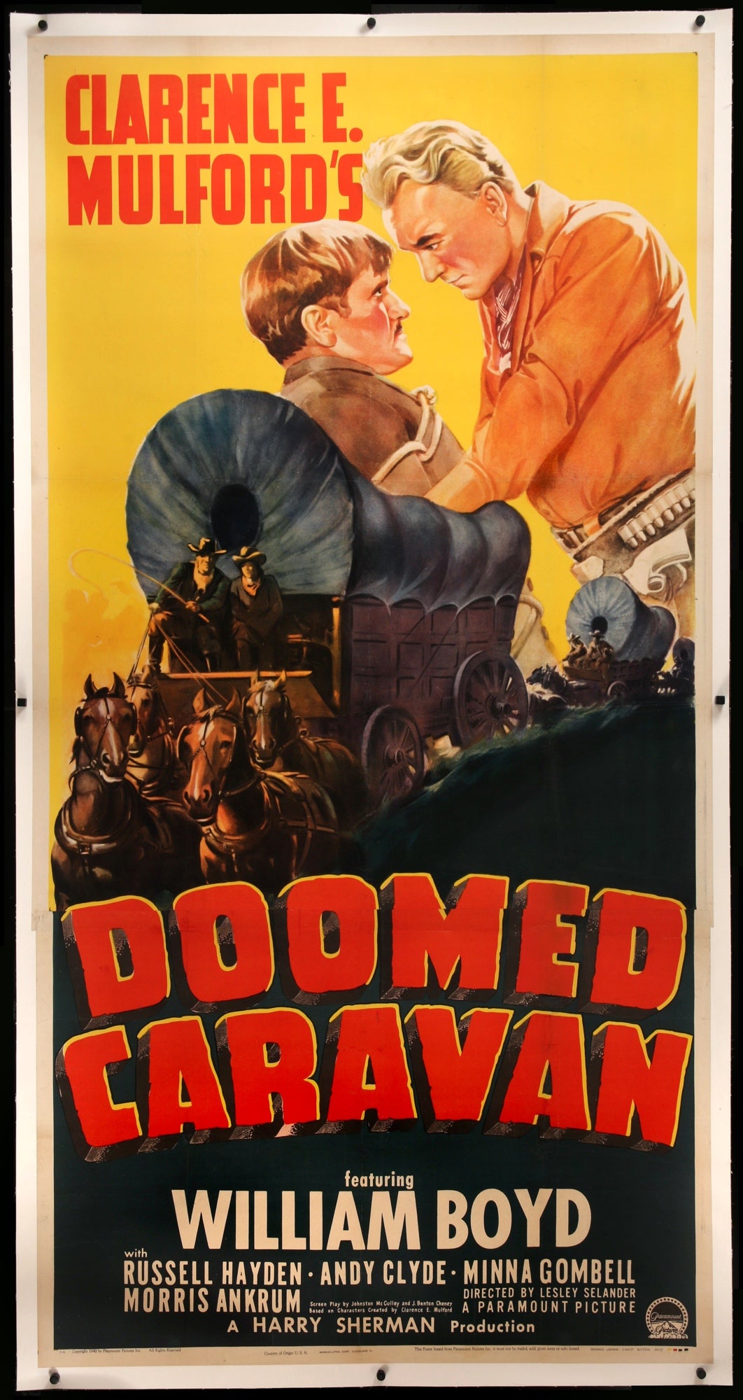 Doomed Caravan (1941) original movie poster for sale at Original Film Art - Vintage Movie Posters