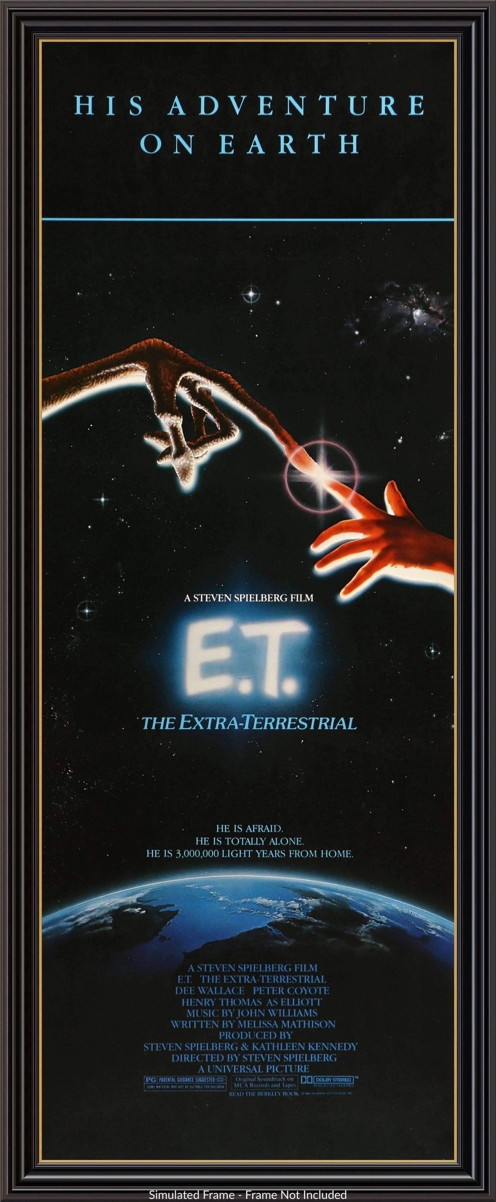 E.T. The Extra Terrestrial (1982) original movie poster for sale at Original Film Art - Vintage Movie Posters