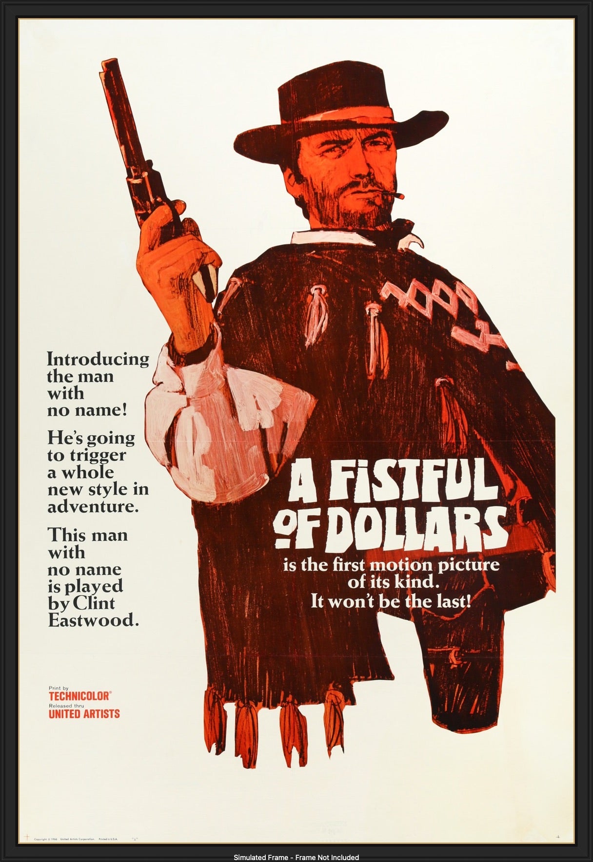 Fistful of Dollars (1964) original movie poster for sale at Original Film Art - Vintage Movie Posters