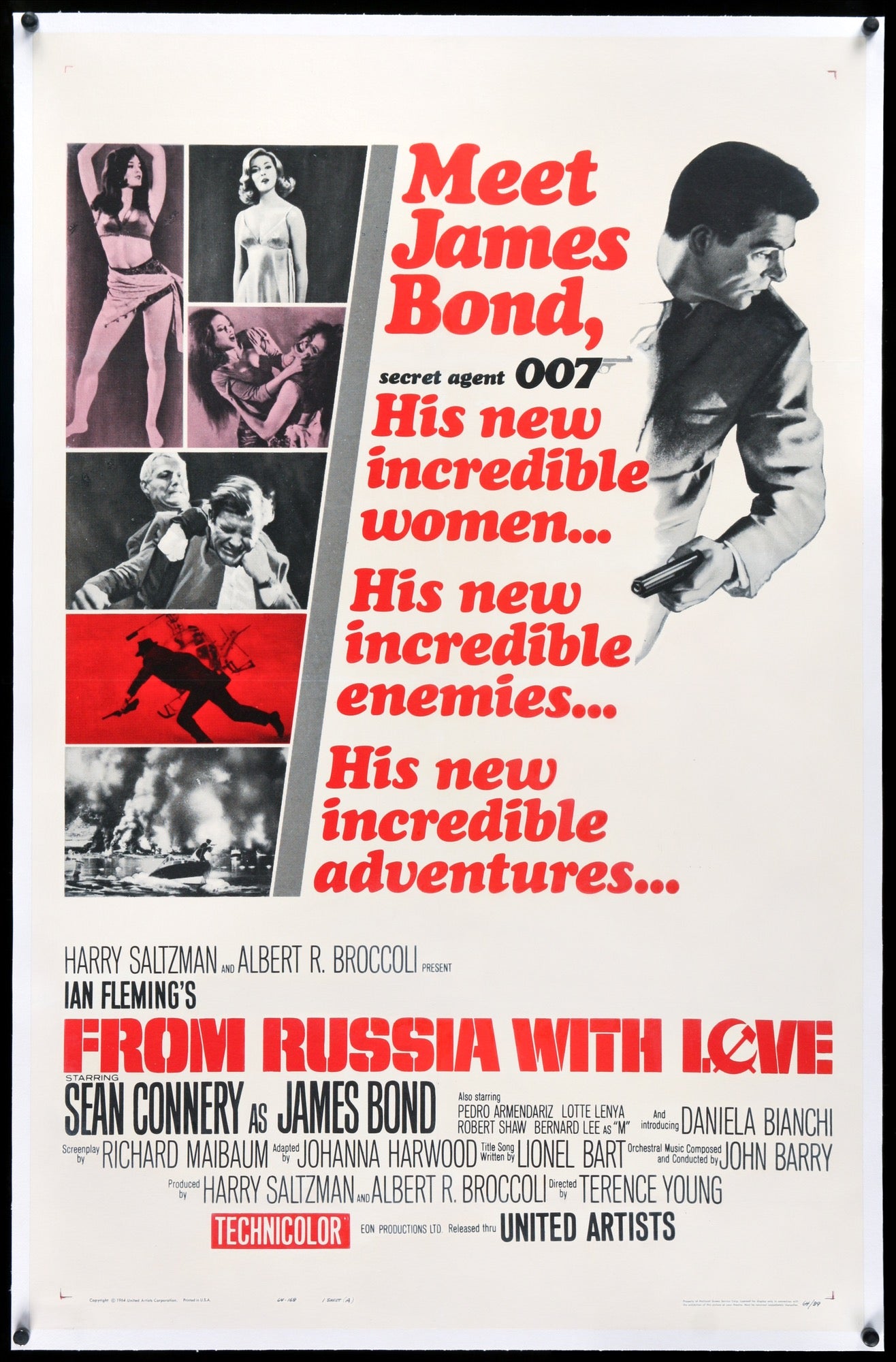 From Russia with Love (1963) original movie poster for sale at Original Film Art - Vintage Movie Posters