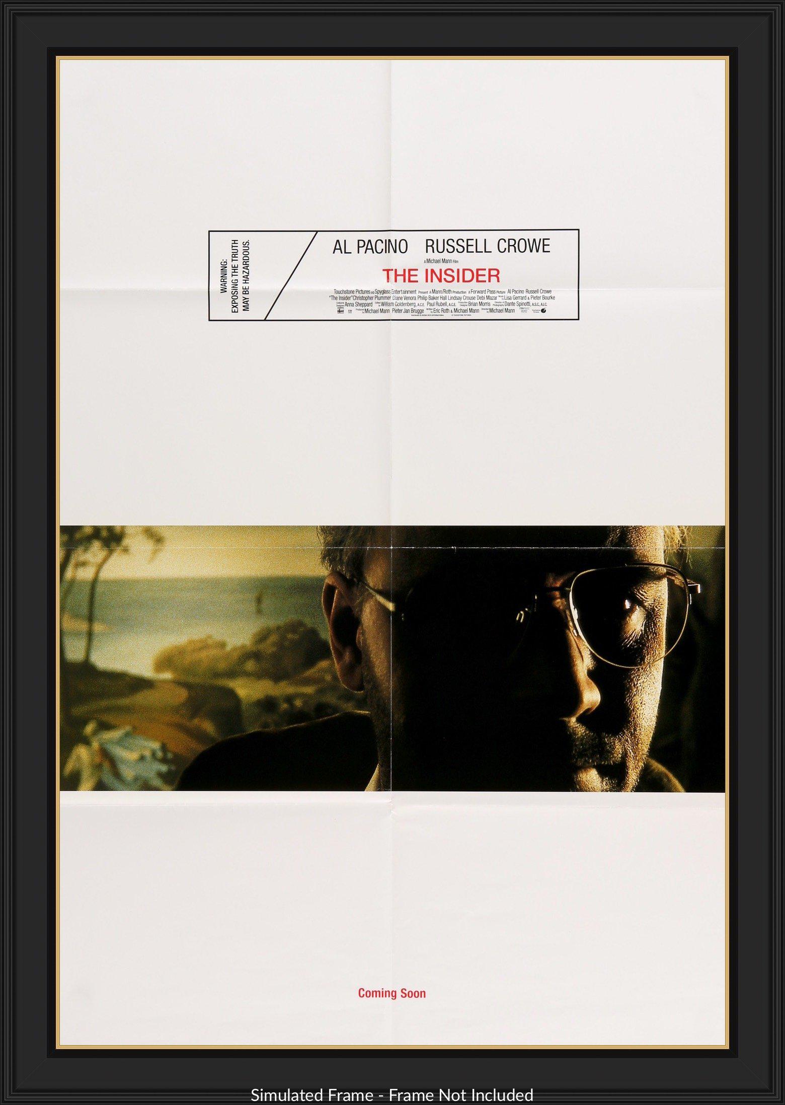 Insider (1999) original movie poster for sale at Original Film Art - Vintage Movie Posters