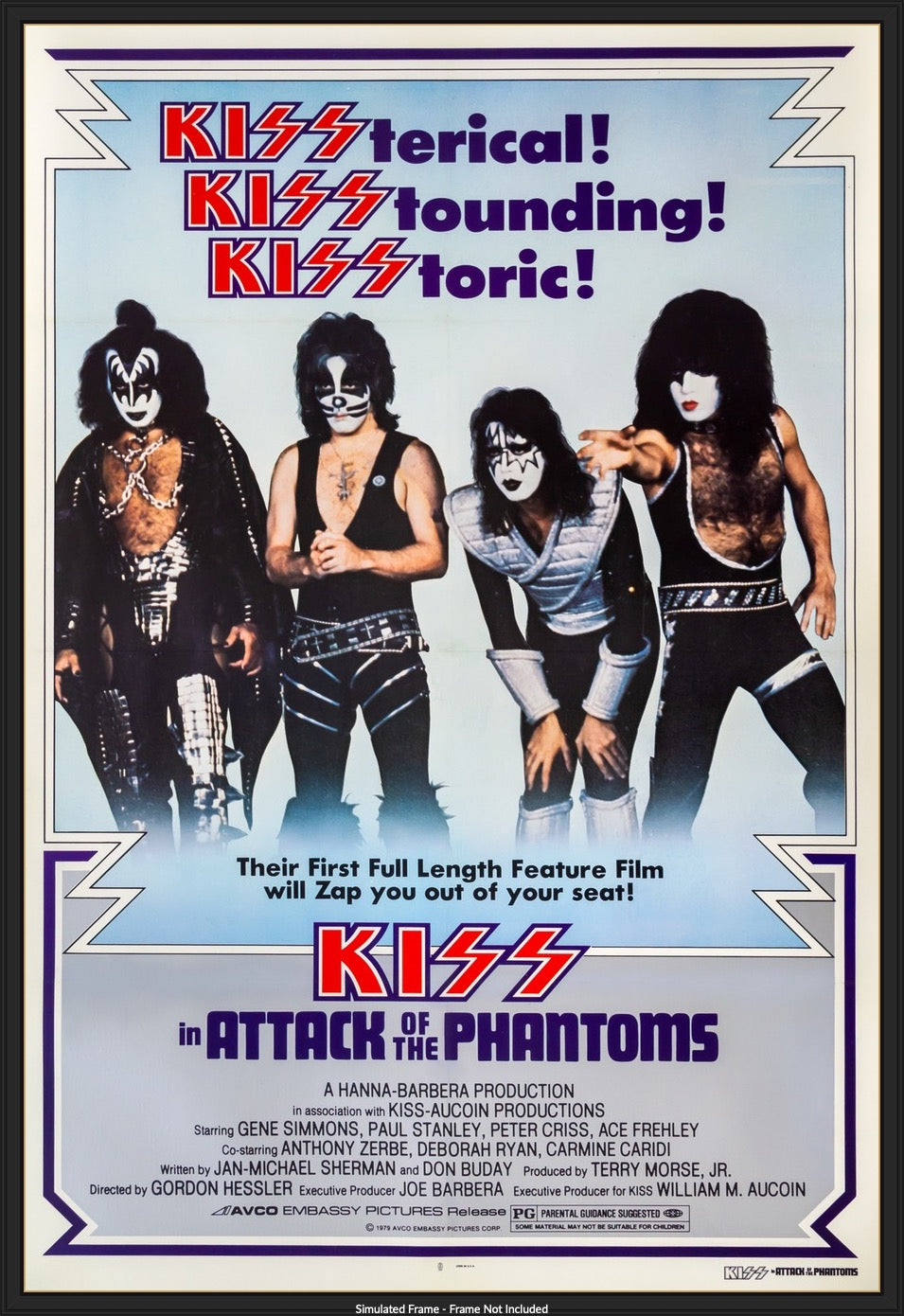 Kiss in Attack of the Phantoms (1978) original movie poster for sale at Original Film Art - Vintage Movie Posters