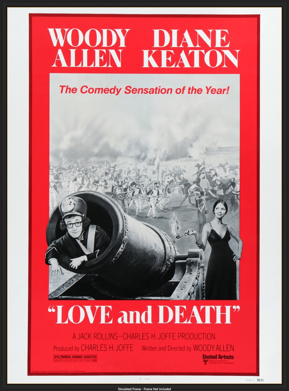 Love and Death (1975) original movie poster for sale at Original Film Art - Vintage Movie Posters