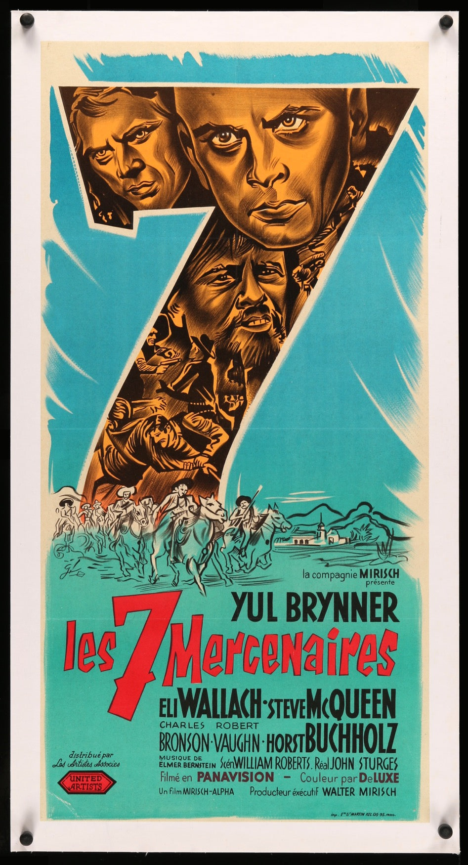 Magnificent Seven (1960) original movie poster for sale at Original Film Art - Vintage Movie Posters