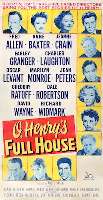 O. Henry's Full House (1952) original movie poster for sale at Original Film Art - Vintage Movie Posters