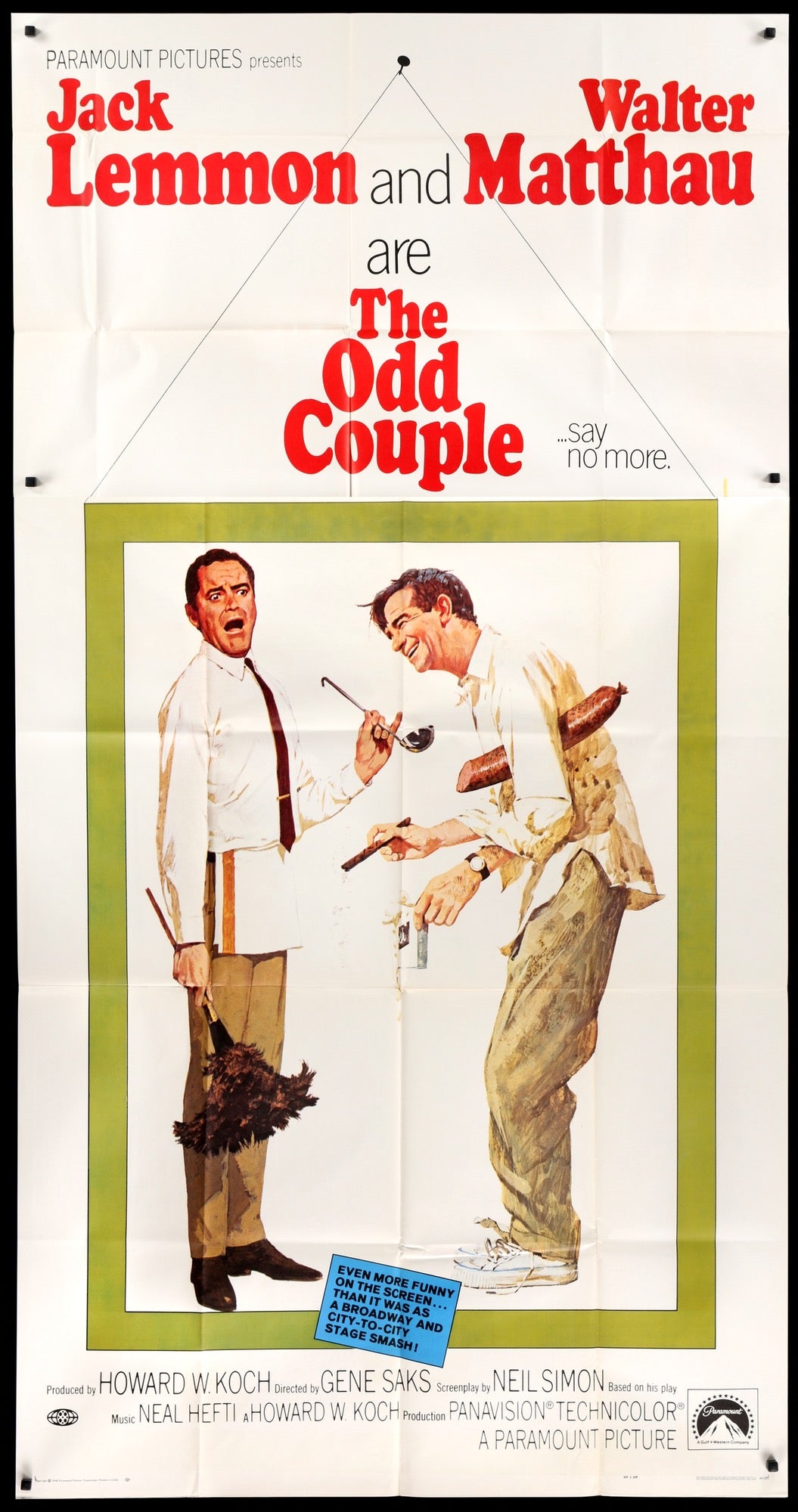 Odd Couple (1968) original movie poster for sale at Original Film Art - Vintage Movie Posters