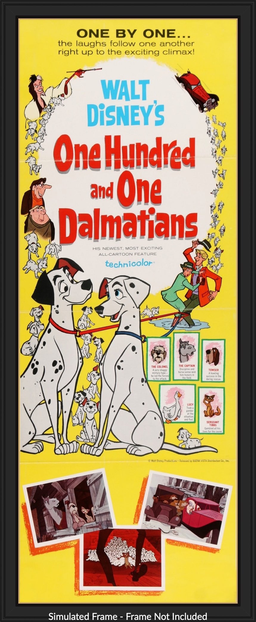 101 Dalmatians (1961) original movie poster for sale at Original Film Art - Vintage Movie Posters