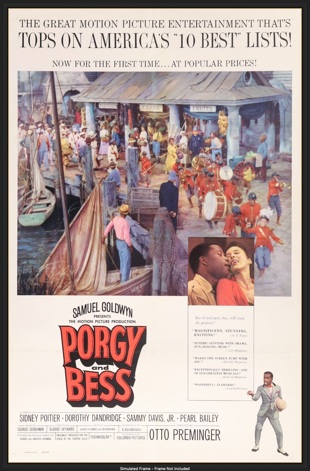 Porgy and Bess (1959) original movie poster for sale at Original Film Art - Vintage Movie Posters