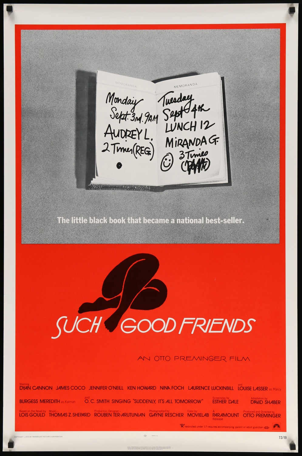 Such Good Friends (1972) original movie poster for sale at Original Film Art - Vintage Movie Posters
