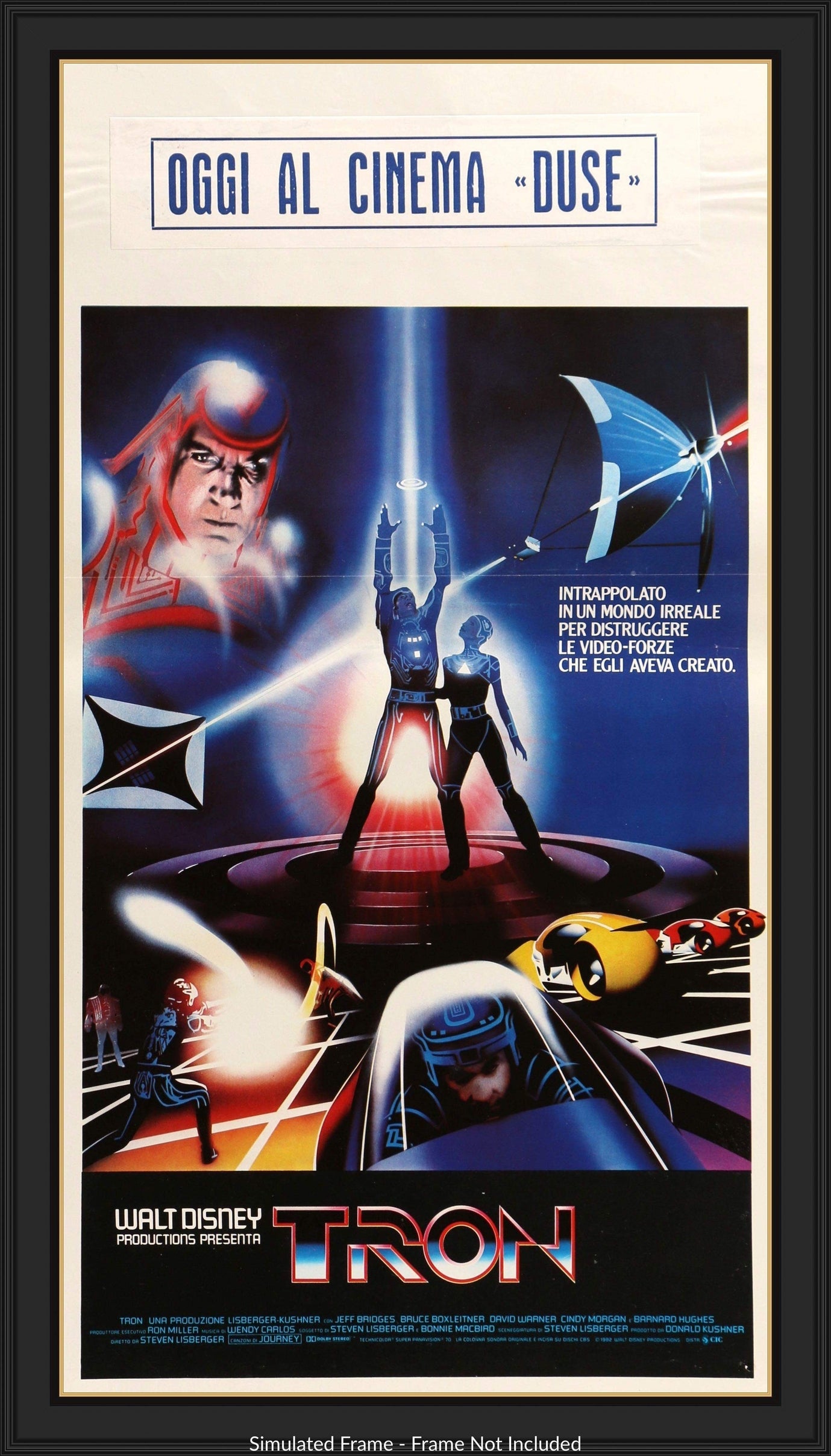 Tron (1982) original movie poster for sale at Original Film Art - Vintage Movie Posters