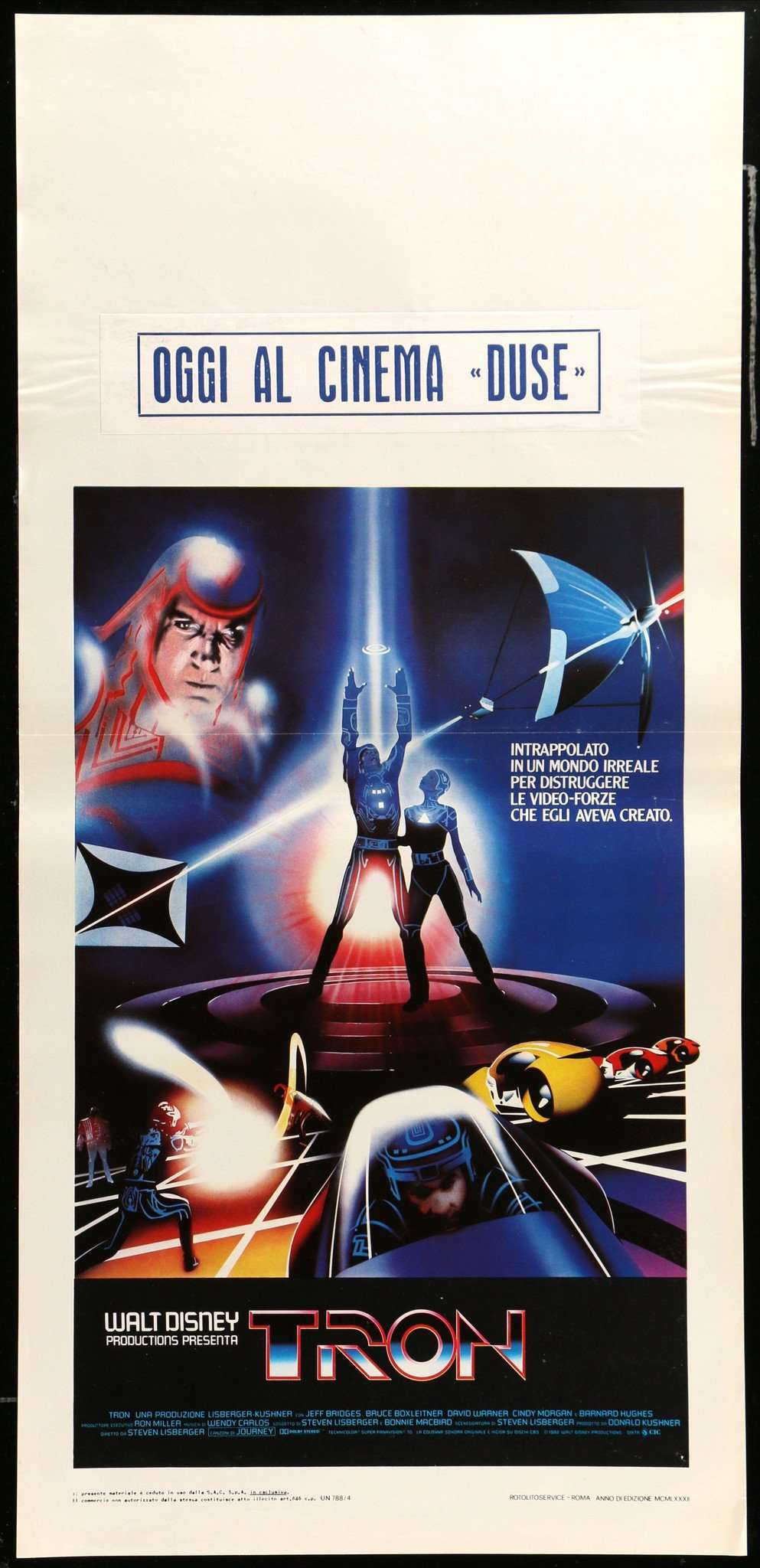 Tron (1982) original movie poster for sale at Original Film Art - Vintage Movie Posters