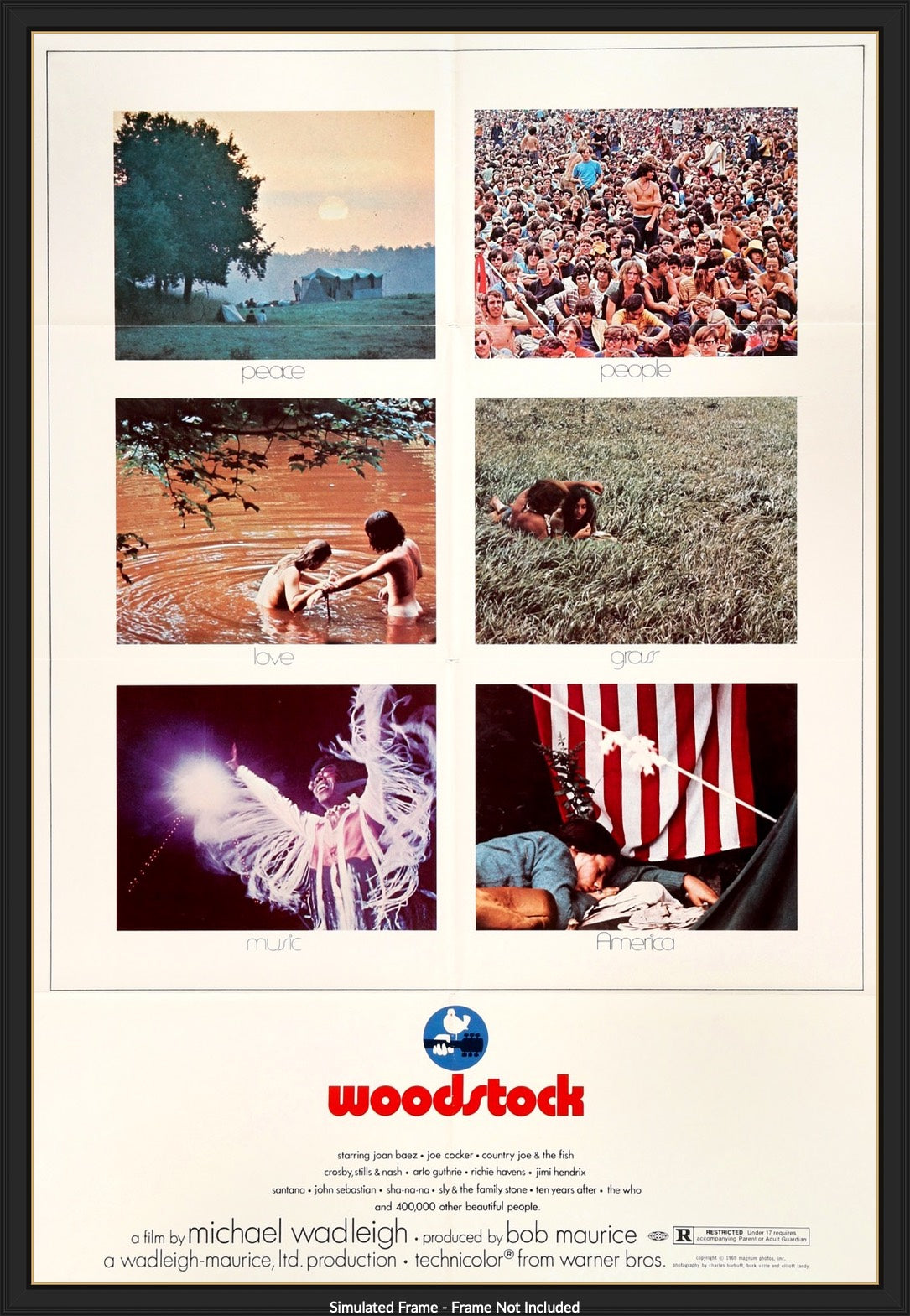 Woodstock (1970) original movie poster for sale at Original Film Art - Vintage Movie Posters