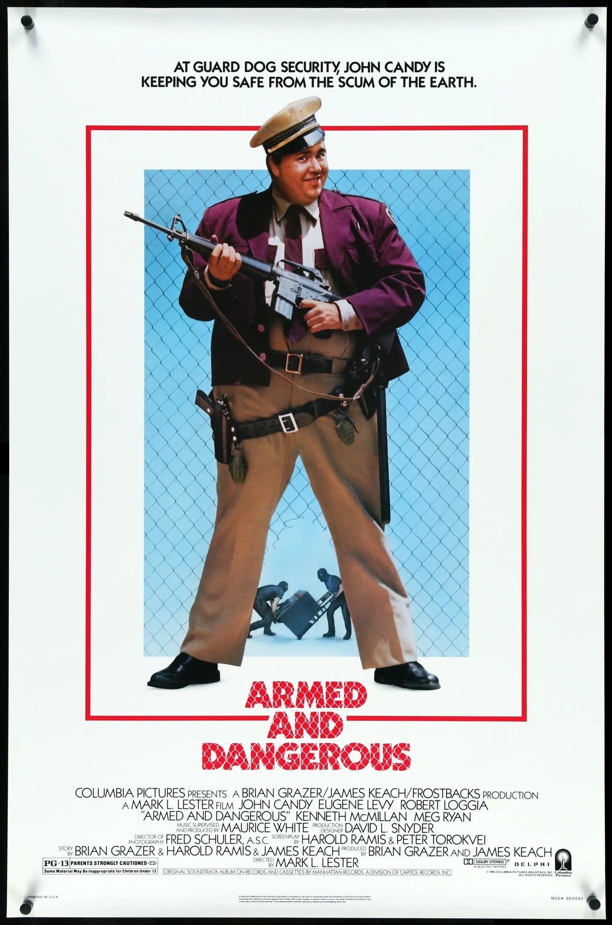 Armed and Dangerous (1986) original movie poster for sale at Original Film Art - Vintage Movie Posters