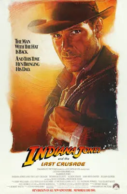 Indiana Jones and the Last Crusade (1989) original movie poster for sale at Original Film Art - Vintage Movie Posters