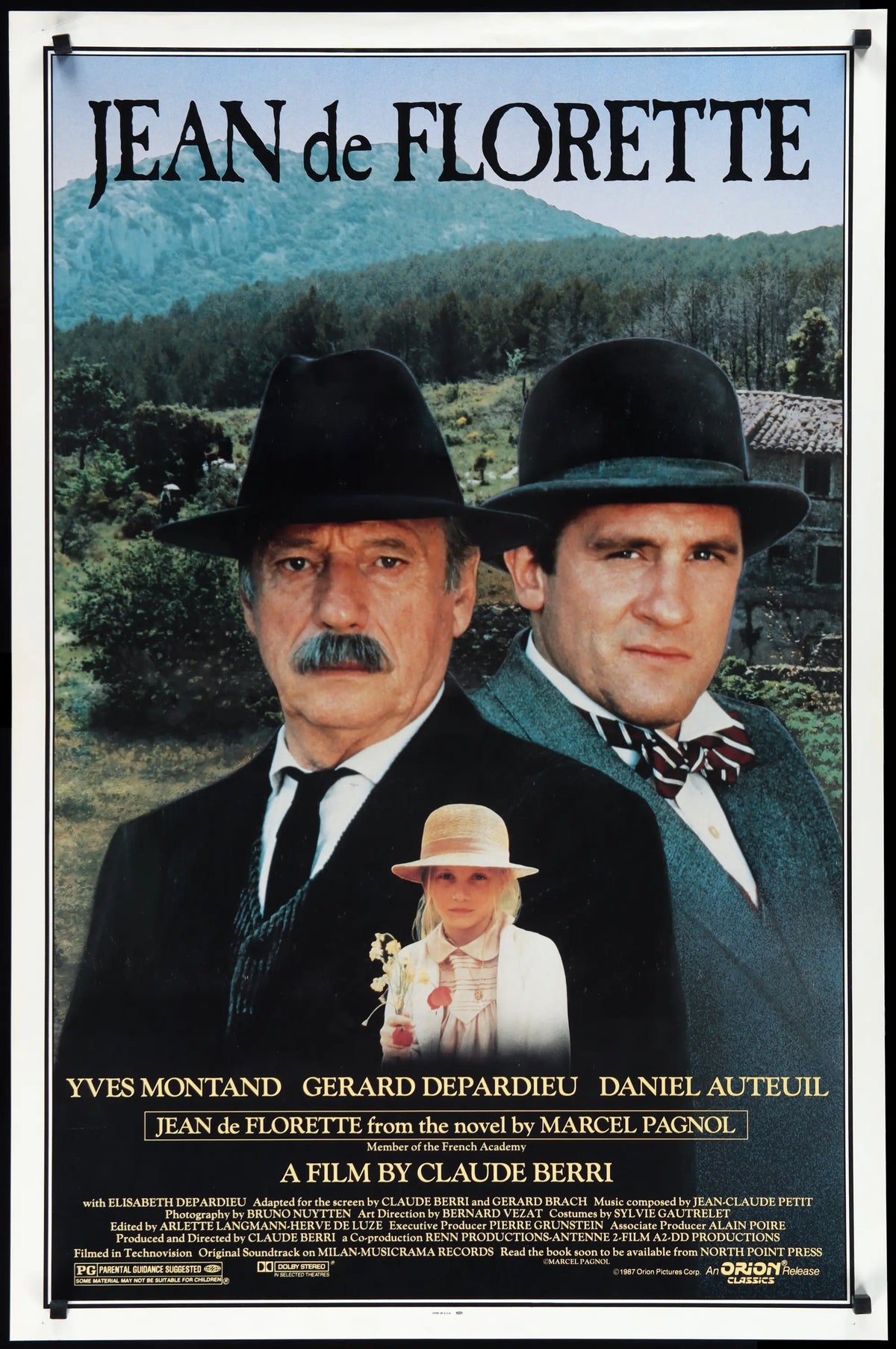 Jean de Florette (1986) original movie poster for sale at Original Film Art