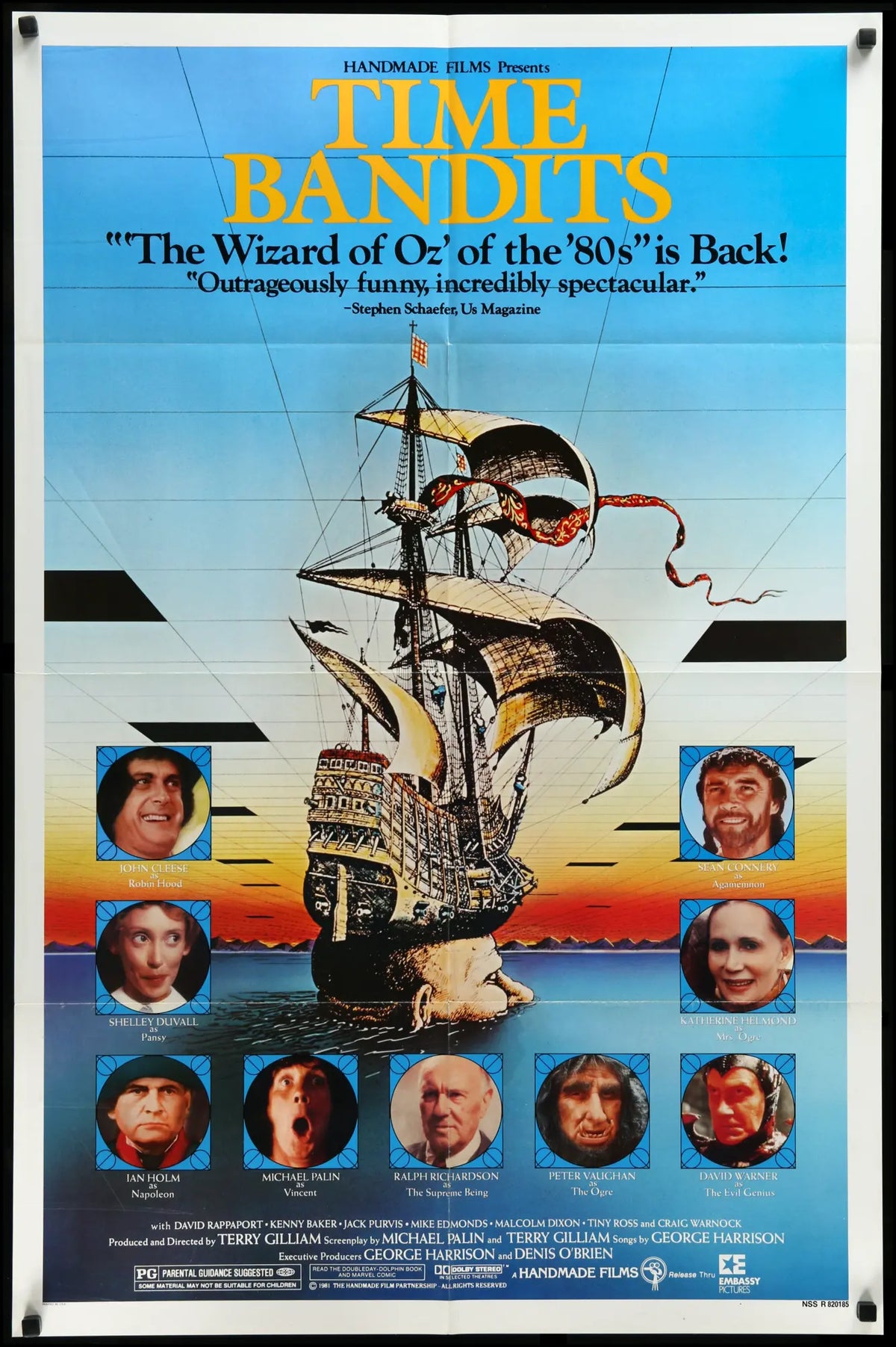 Time Bandits (1981) original movie poster for sale at Original Film Art - Vintage Movie Posters