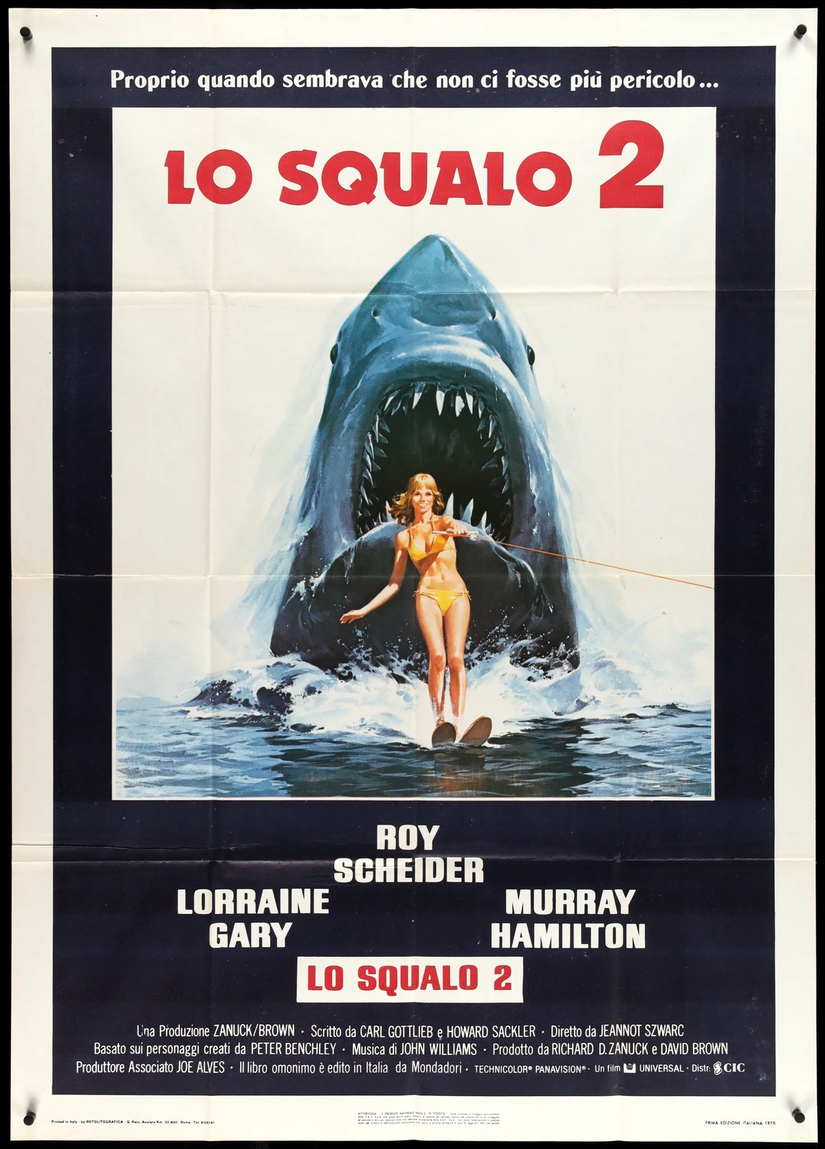 Jaws 2 (1978) original movie poster for sale at Original Film Art - Vintage Movie Posters