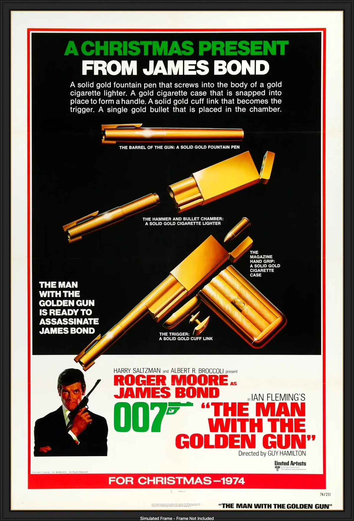 Man with the Golden Gun (1974) original movie poster for sale at Original Film Art - Vintage Movie Posters
