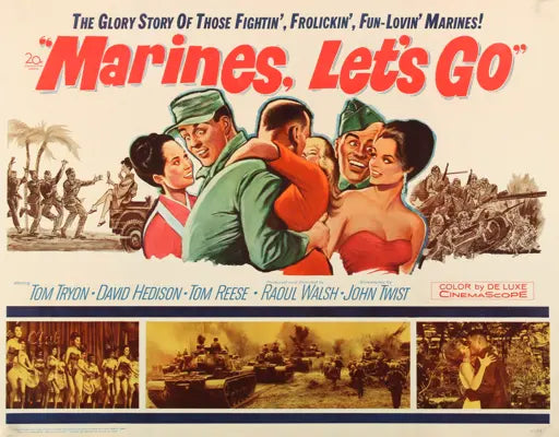 Marines, Let's Go (1961) original movie poster for sale at Original Film Art - Vintage Movie Posters