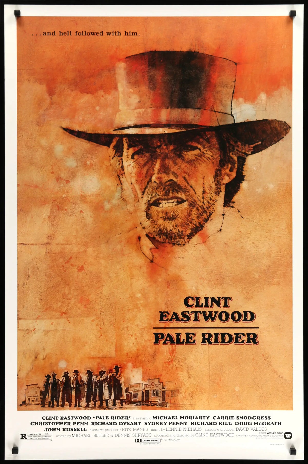 Pale Rider (1985) original movie poster for sale at Original Film Art