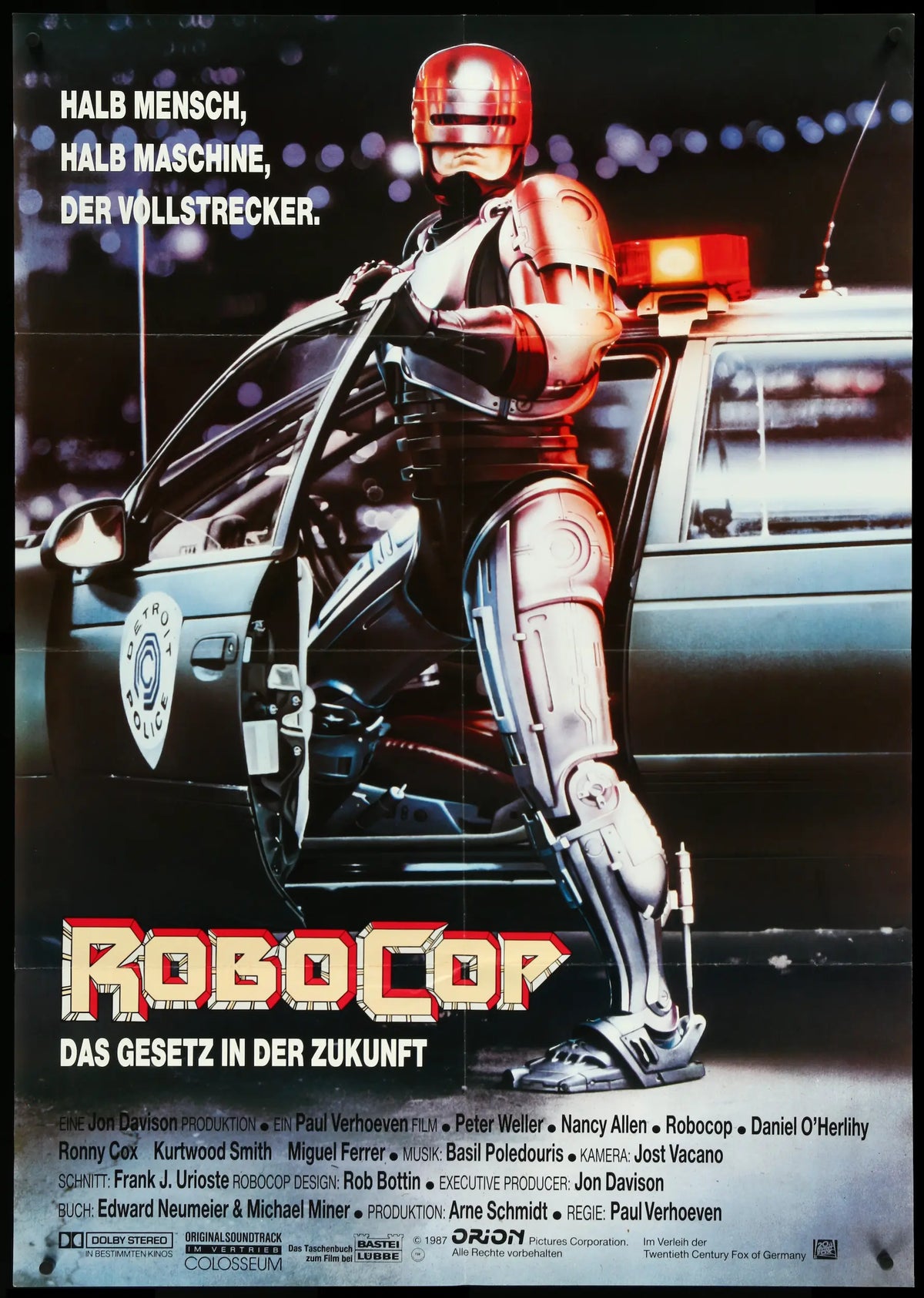 Robocop (1987) original movie poster for sale at Original Film Art - Vintage Movie Posters