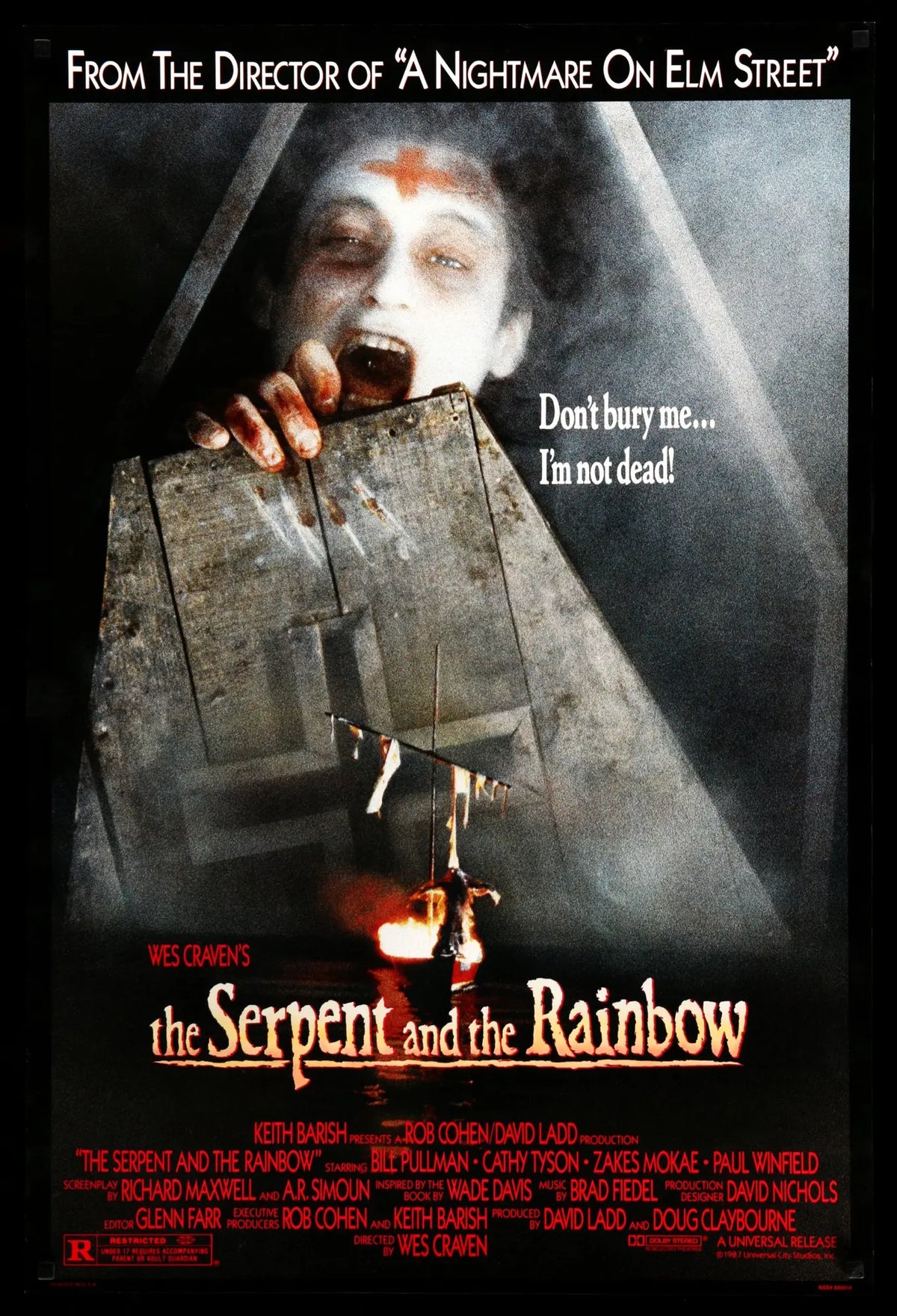Serpent and the Rainbow (1988) original movie poster for sale at Original Film Art - Vintage Movie Posters