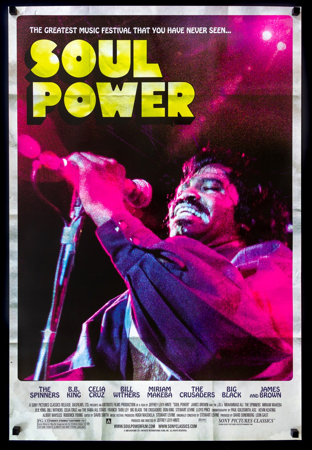 Soul Power (2008) original movie poster for sale at Original Film Art