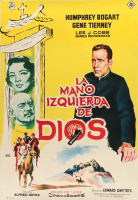 Left Hand of God (1955) original movie poster for sale at Original Film Art - Vintage Movie Posters