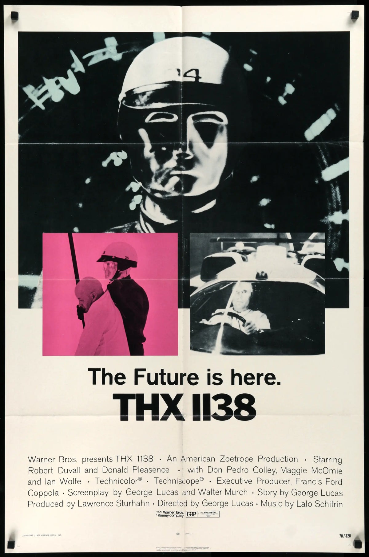 THX 1138 (1971) original movie poster for sale at Original Film Art - Vintage Movie Posters