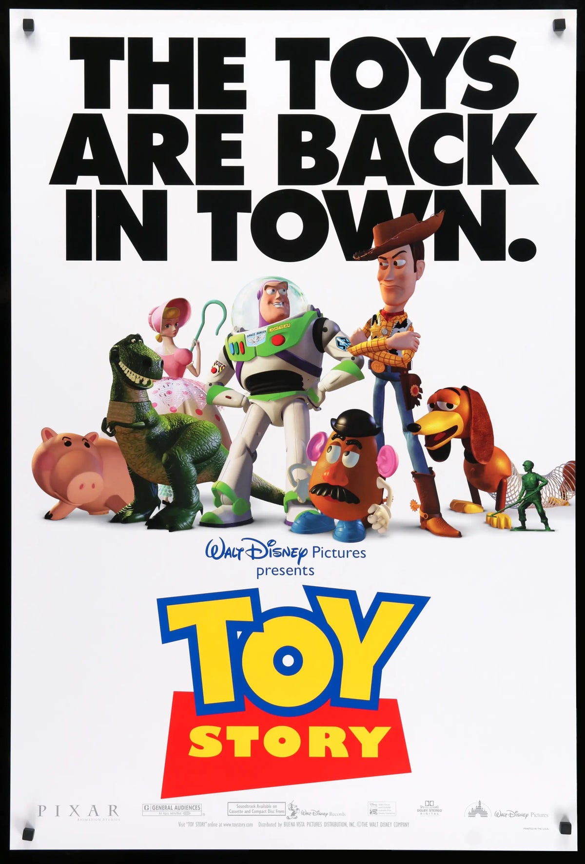 Toy Story (1995) original movie poster for sale at Original Film Art