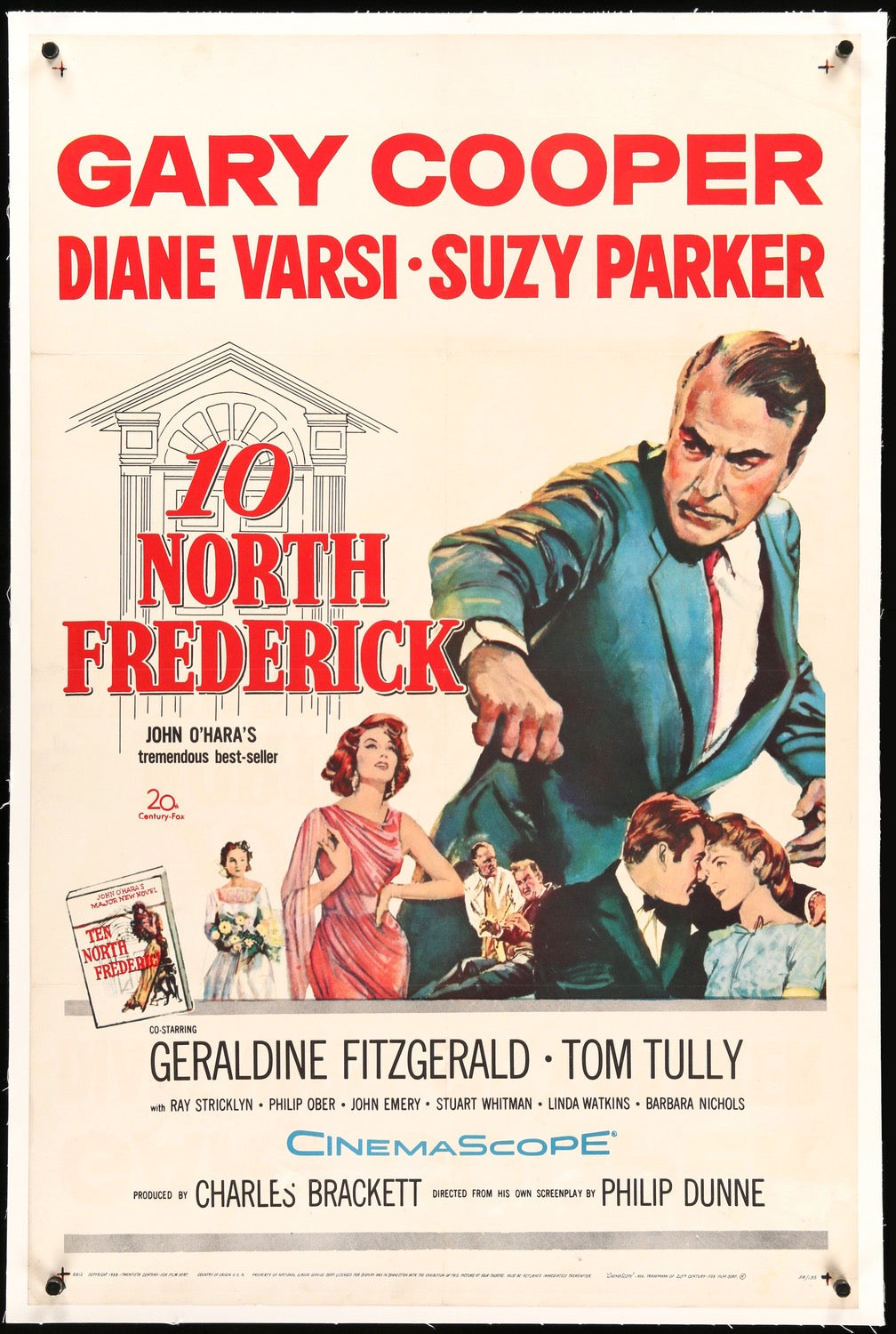 Ten North Frederick (1958) original movie poster for sale at Original Film Art - Vintage Movie Posters