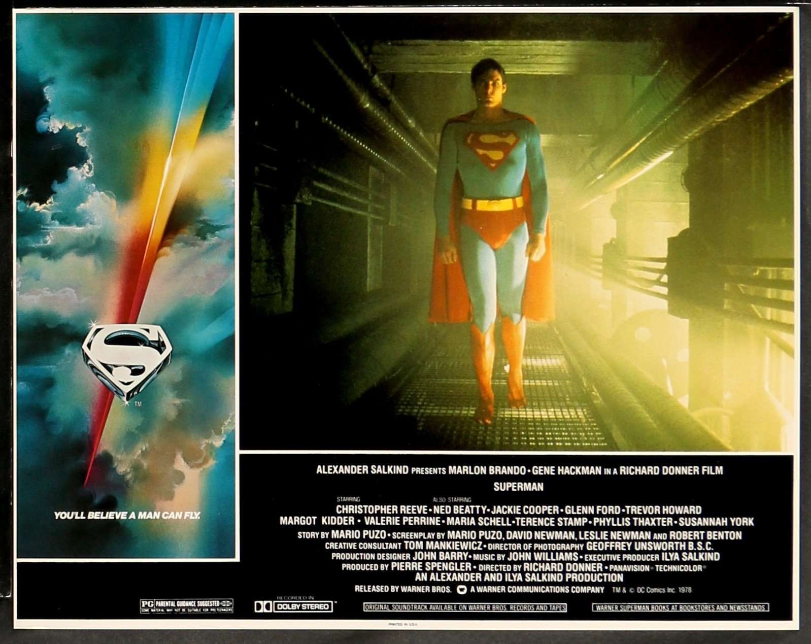 Superman: The Movie (1978) Lobby Cards - Set of 8 original movie poster for sale at Original Film Art - Vintage Movie Posters