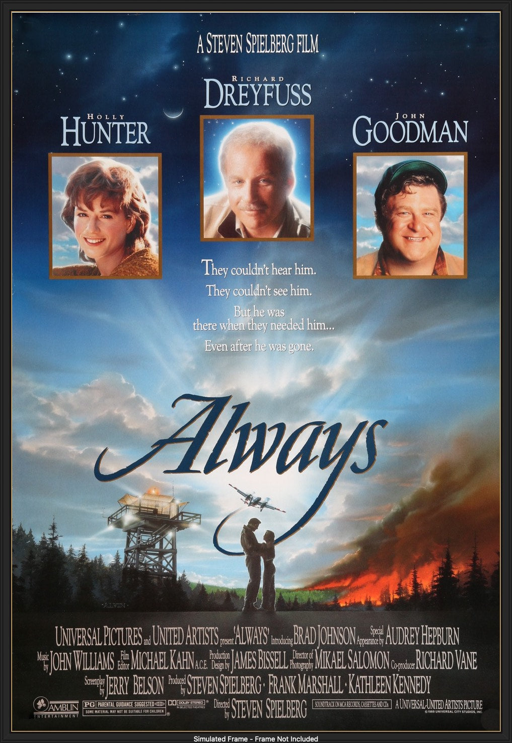 Always (1989) original movie poster for sale at Original Film Art - Vintage Movie Posters