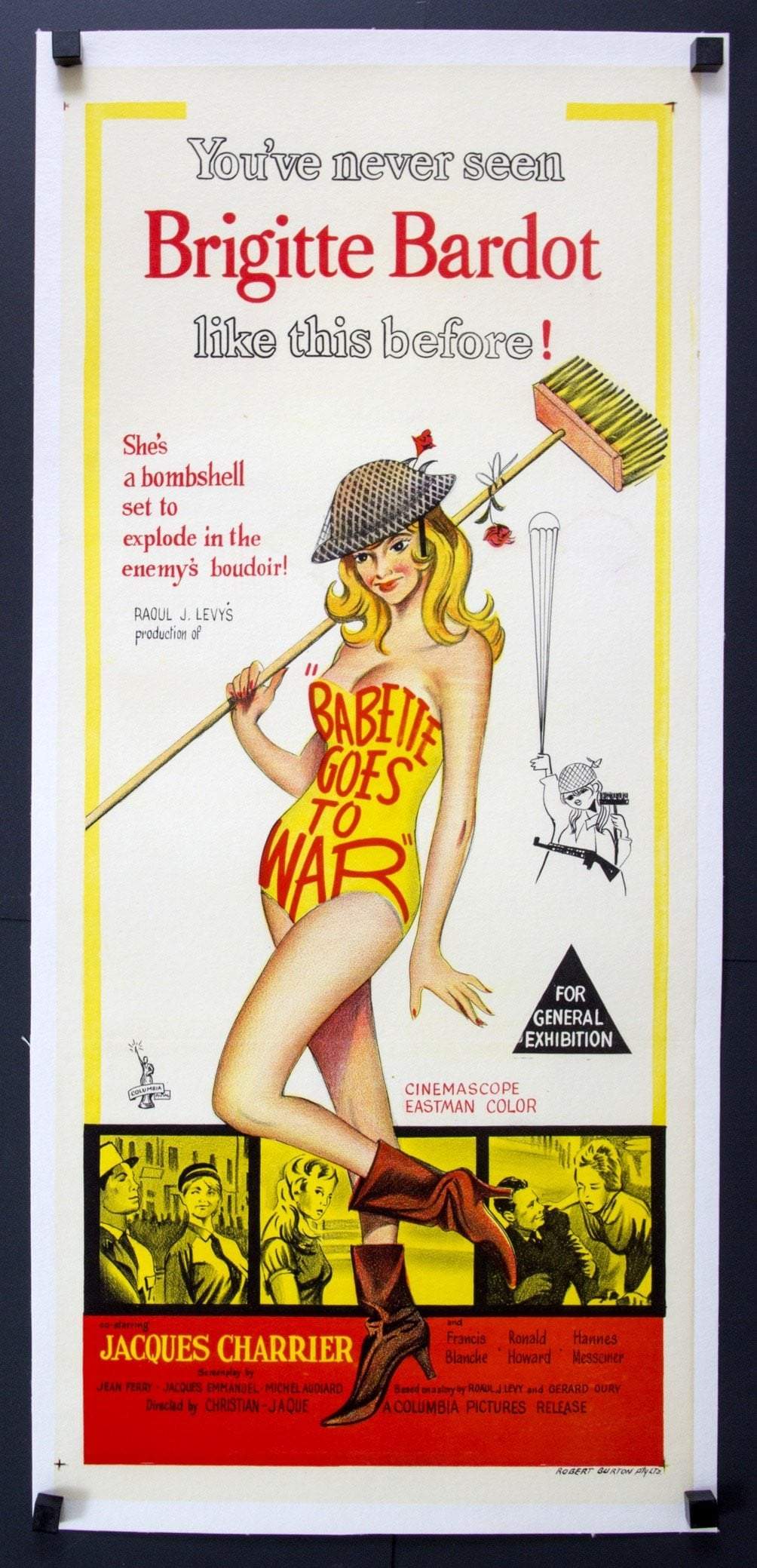 Babette Goes to War (1959) original movie poster for sale at Original Film Art - Vintage Movie Posters