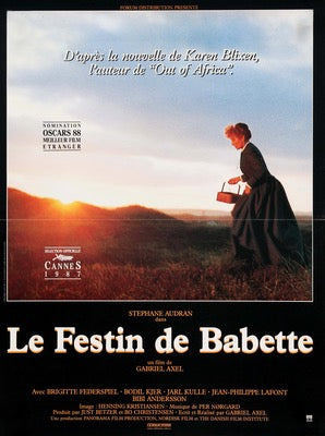 Babette's Feast (1987) original movie poster for sale at Original Film Art