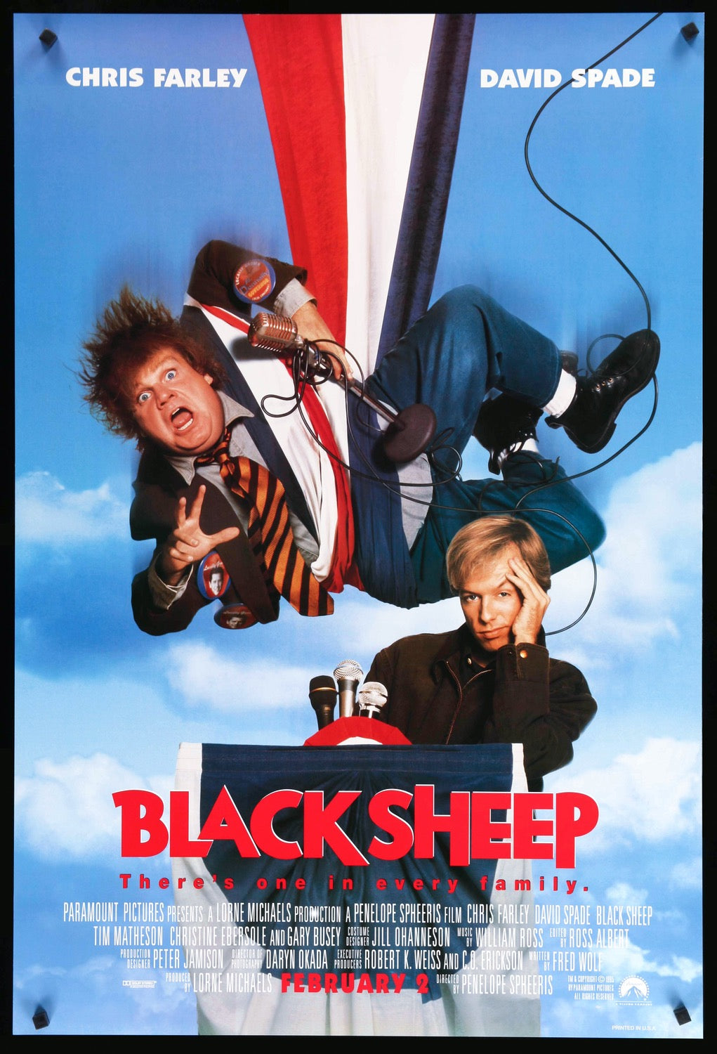 Black Sheep (1995) original movie poster for sale at Original Film Art - Vintage Movie Posters