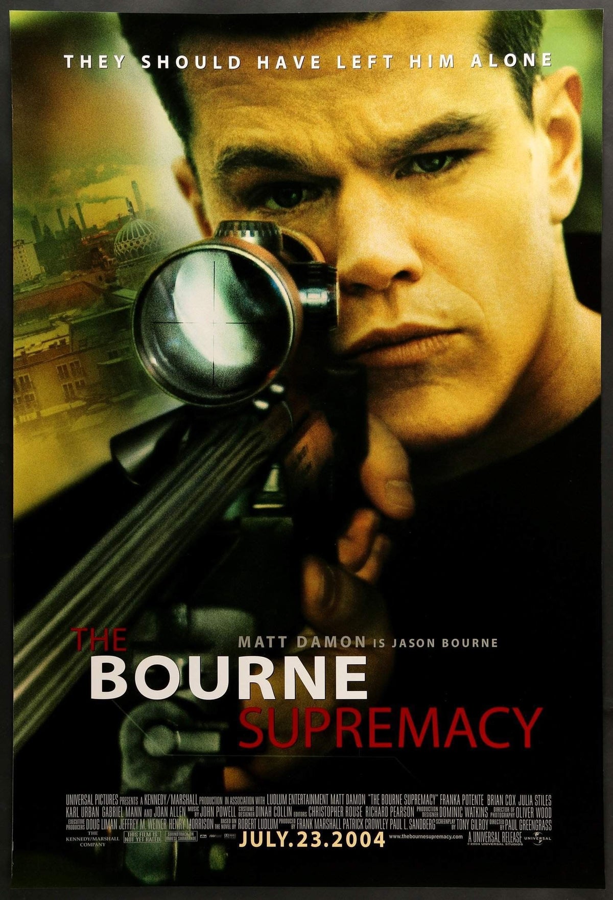 Bourne Supremacy (2004) original movie poster for sale at Original Film Art - Vintage Movie Posters
