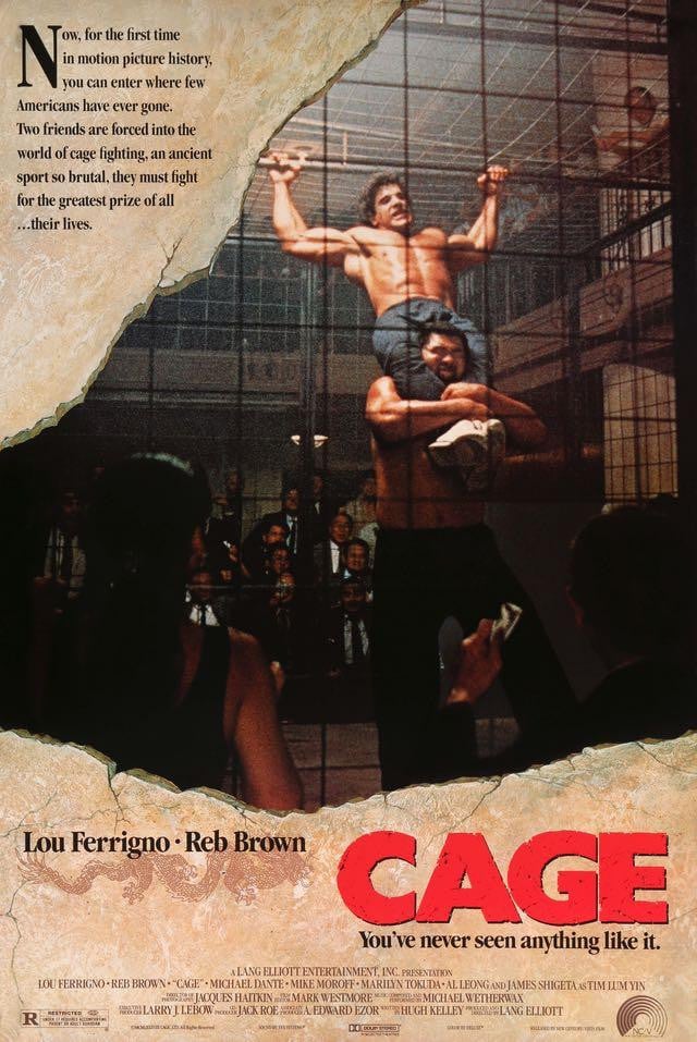 Cage (1989) original movie poster for sale at Original Film Art
