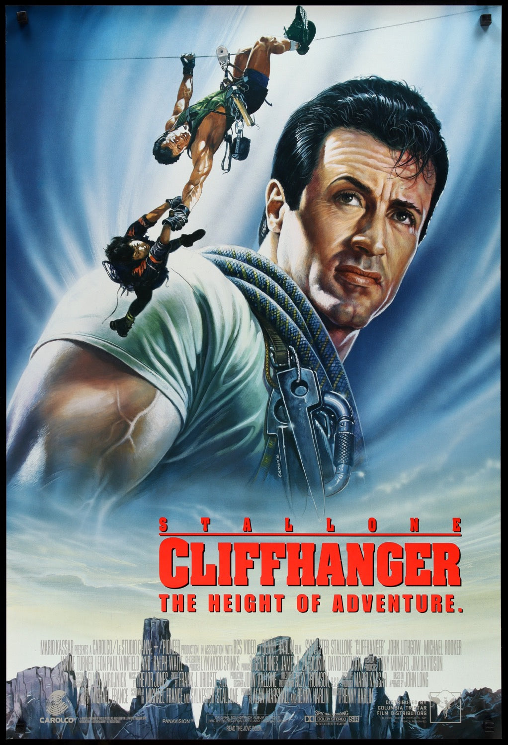 Cliffhanger (1993) original movie poster for sale at Original Film Art