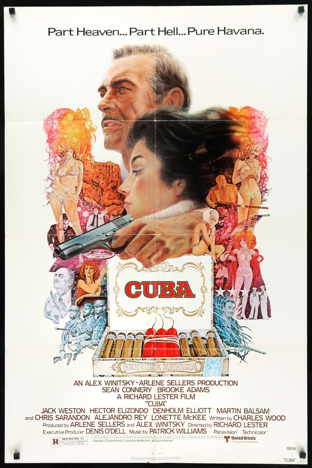 Cuba (1979) original movie poster for sale at Original Film Art - Vintage Movie Posters
