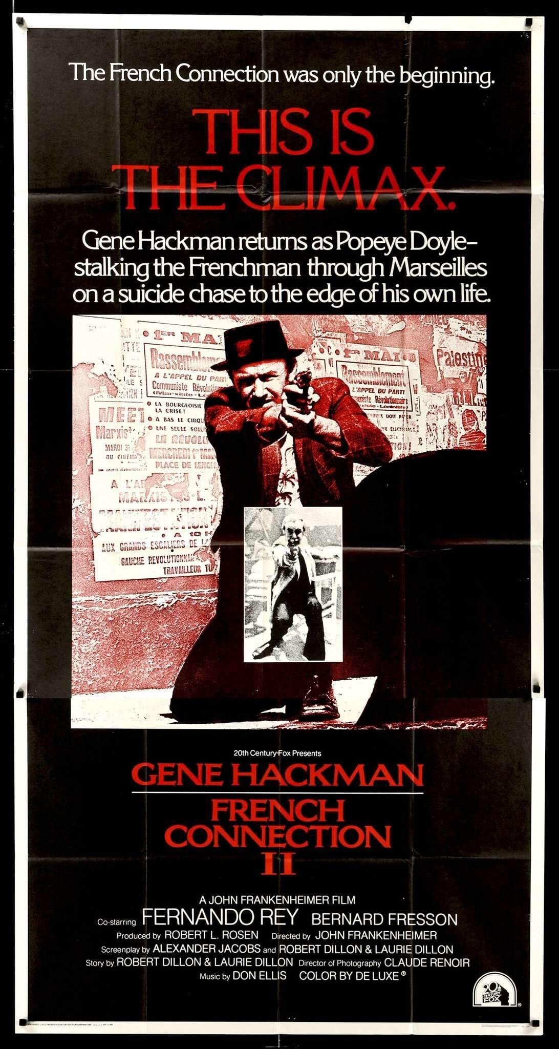 French Connection II (1975) original movie poster for sale at Original Film Art - Vintage Movie Posters